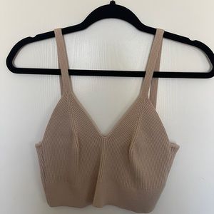 super cute tan tank top